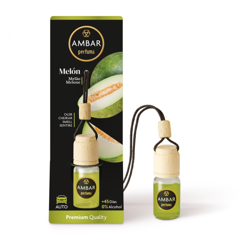 Ambientador Coche Melón 6,5 ml Ambar