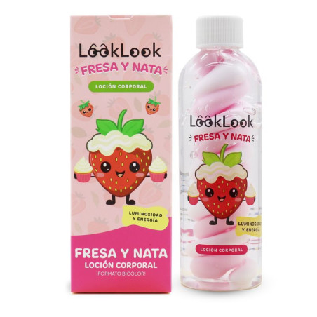 Locion corporal fresa y nata 200 ml