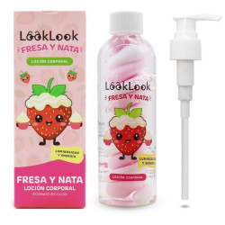 Locion corporal fresa y nata 200 ml